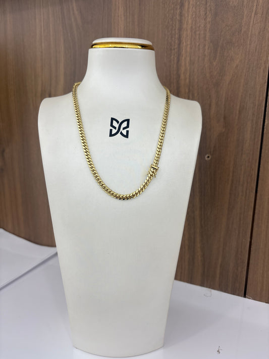 14K 5MM Cuban Link Chain