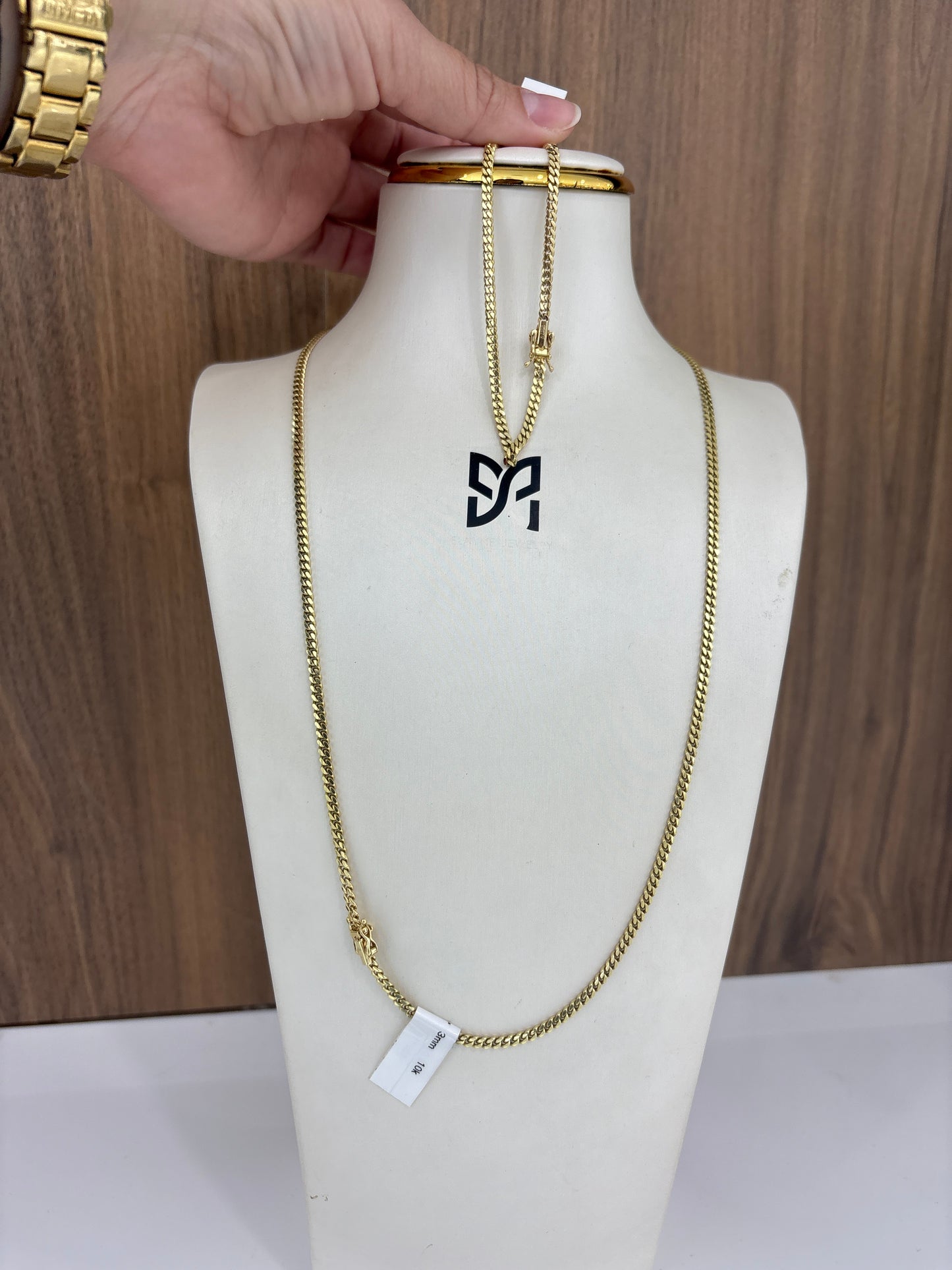 10k set cuban link 3mm