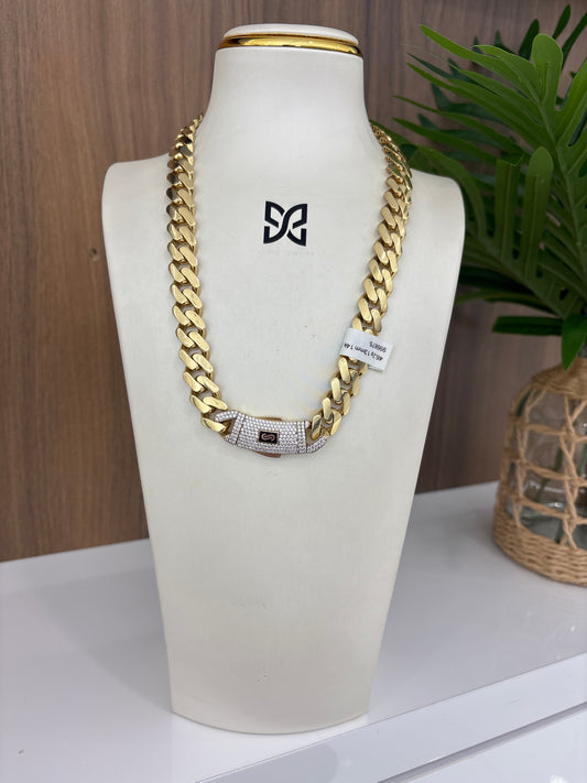 14K 13MM Monaco Chain