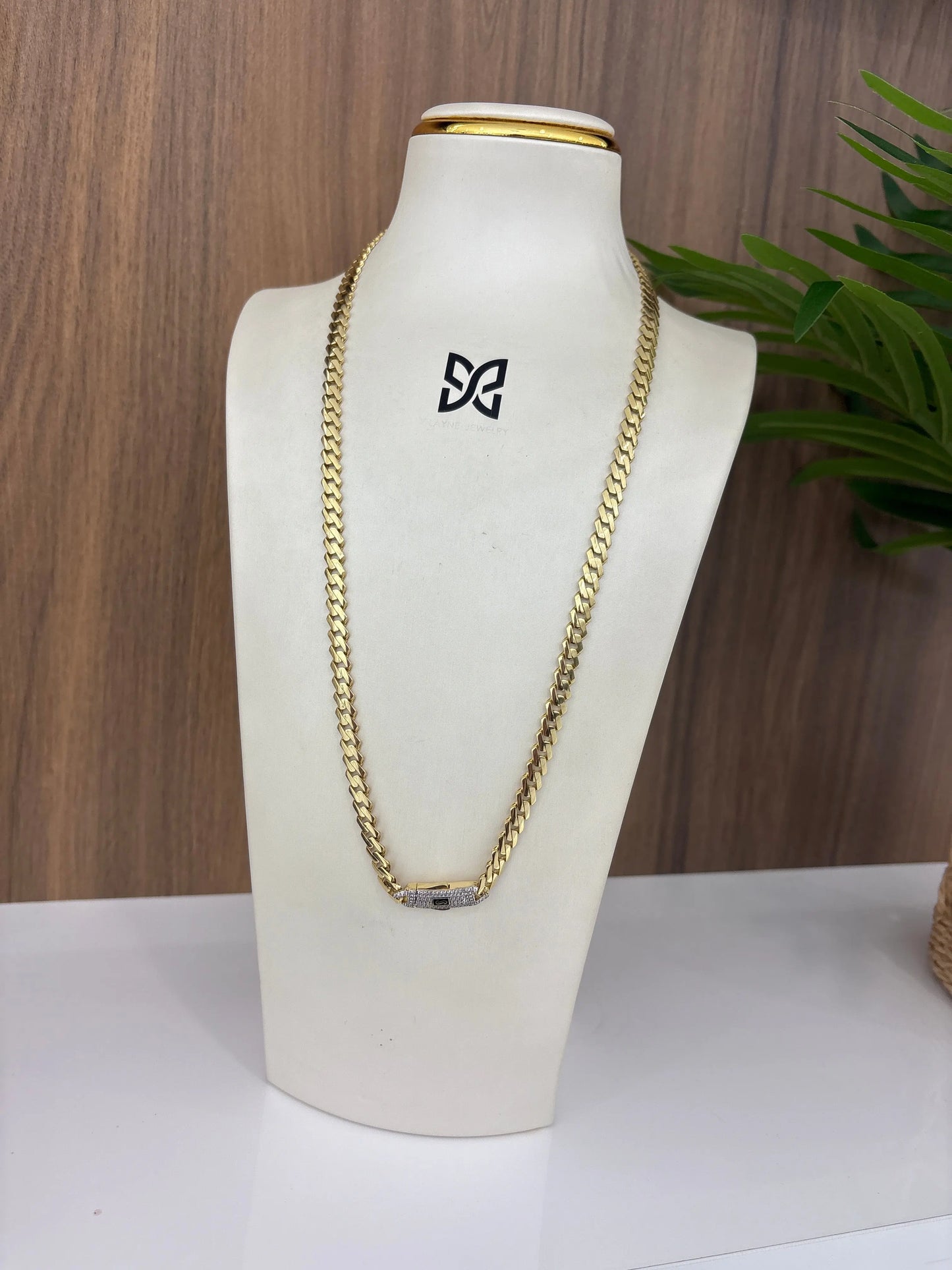 10K 6.5MM Monaco Edge Chain My Store