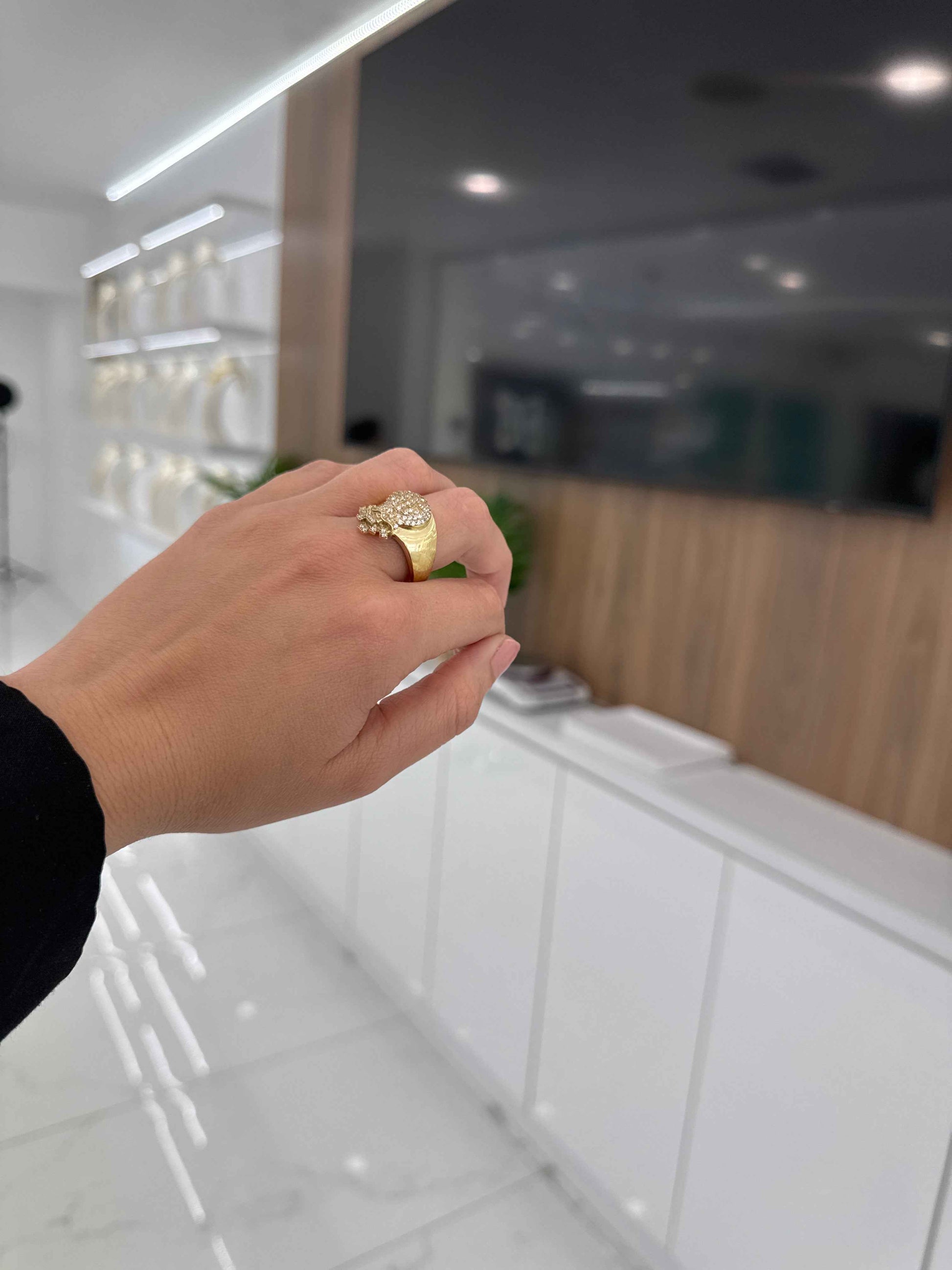 10K Money Bag Ring