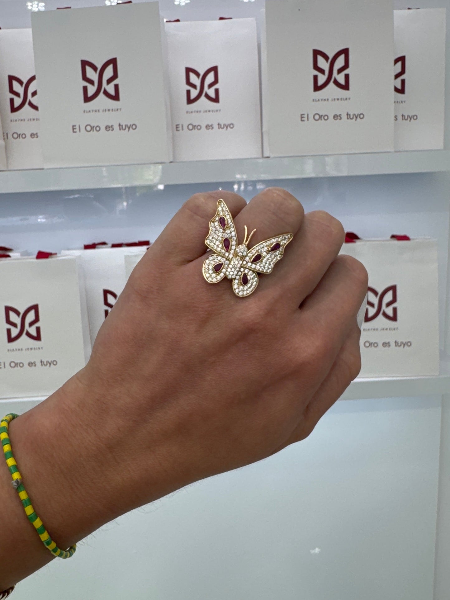 14K Butterly Ring