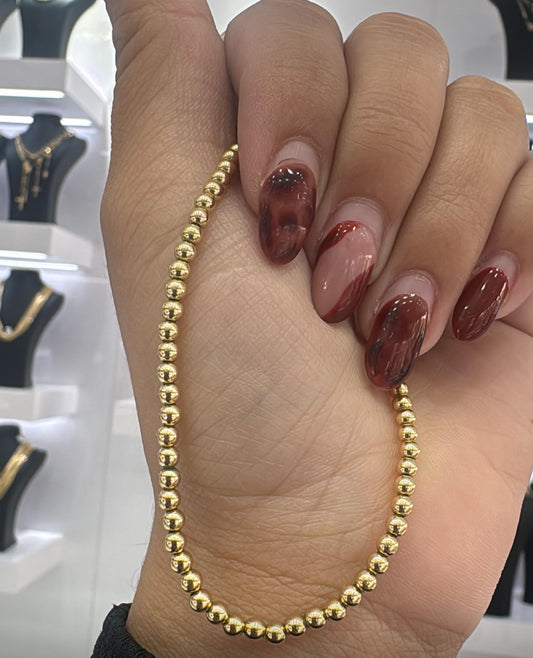 14K Bali Bracelet