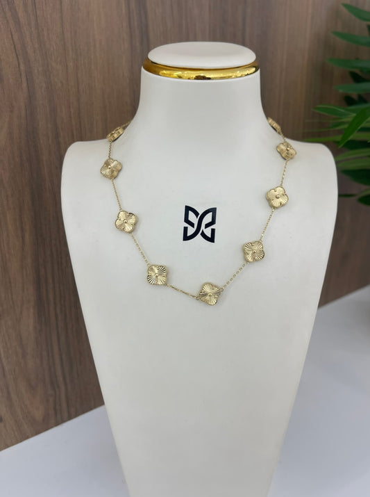 14k flower chain