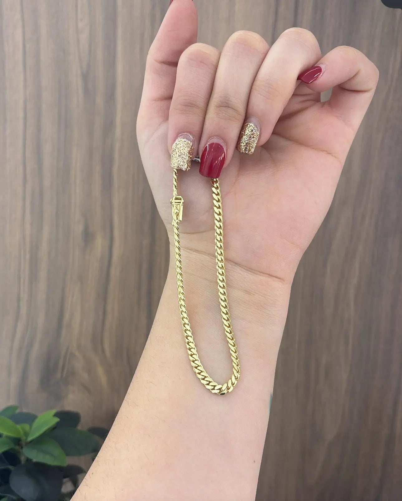 10K 4MM Cuban Link Bracelet My Store