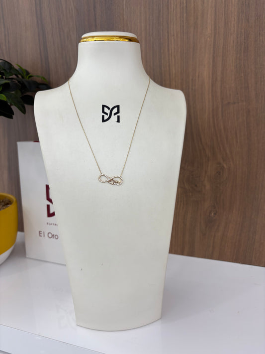 14K Infinity Necklace