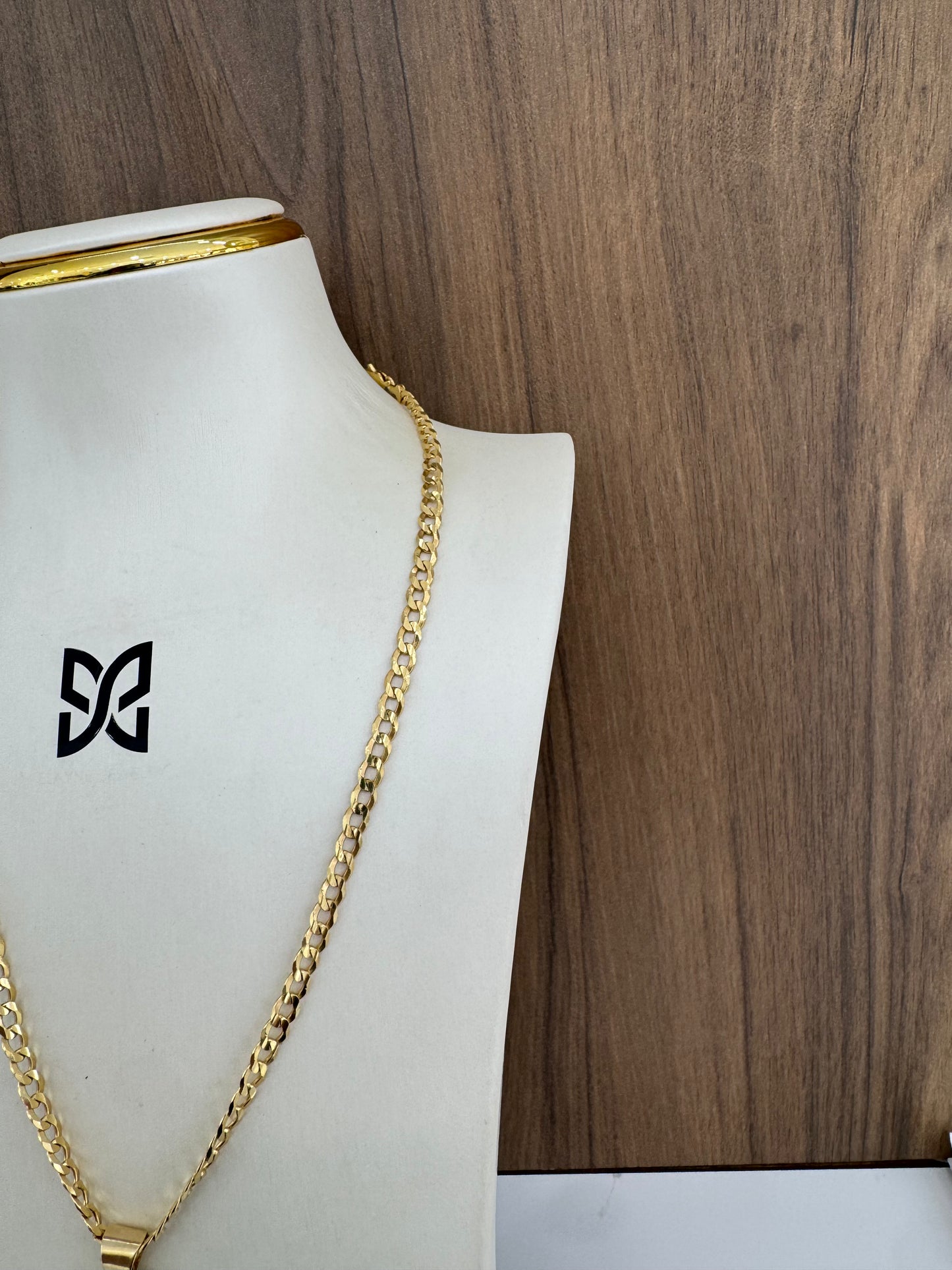 10K San Lazaro charm + Chain  Set