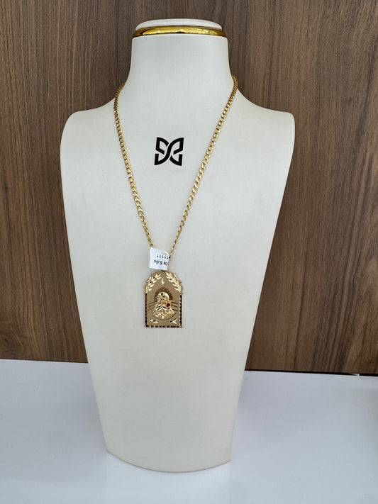 10K Santa Barbara Charm + Chain