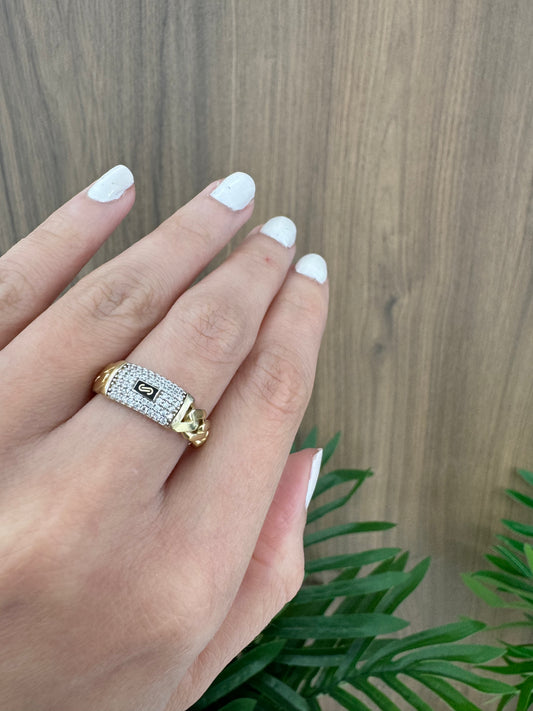 10K Monaco Ring
