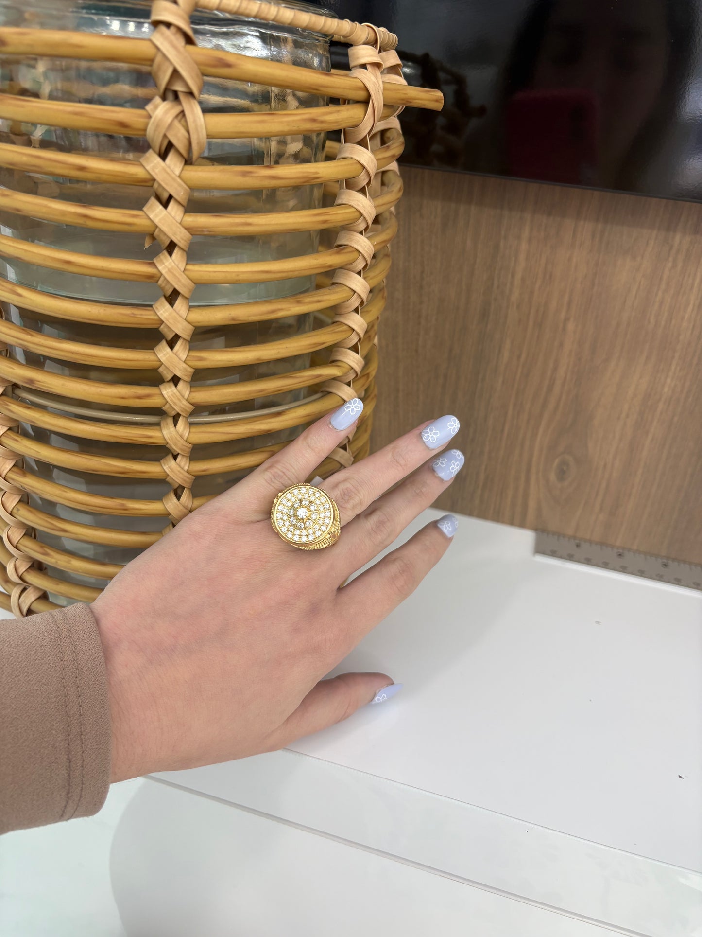 14K Diamond Ring