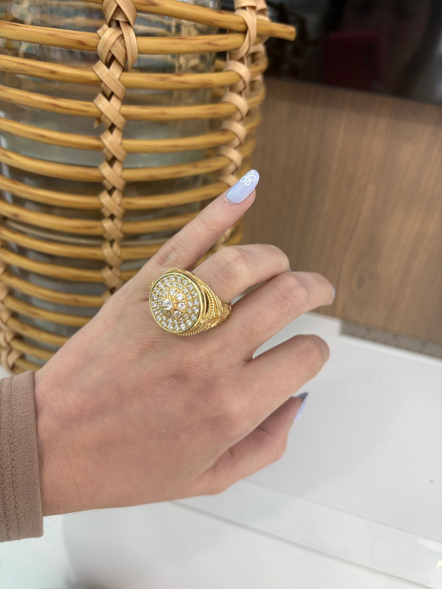 14K Diamond Ring