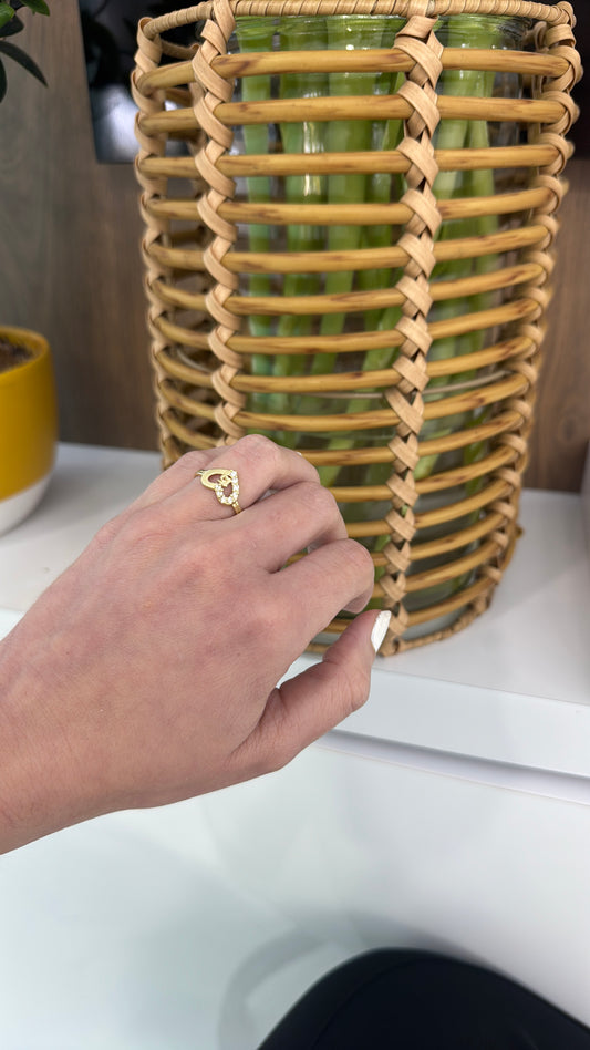 10k 15 Heart Ring