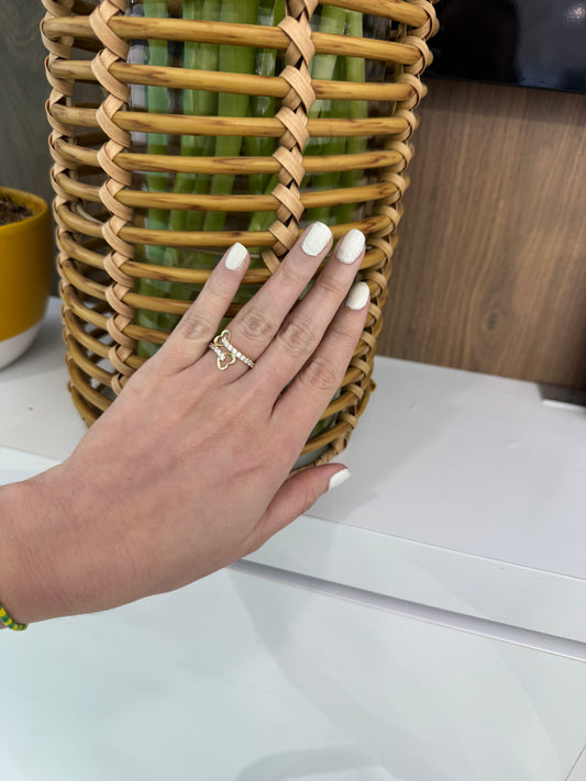 10k Heart Ring