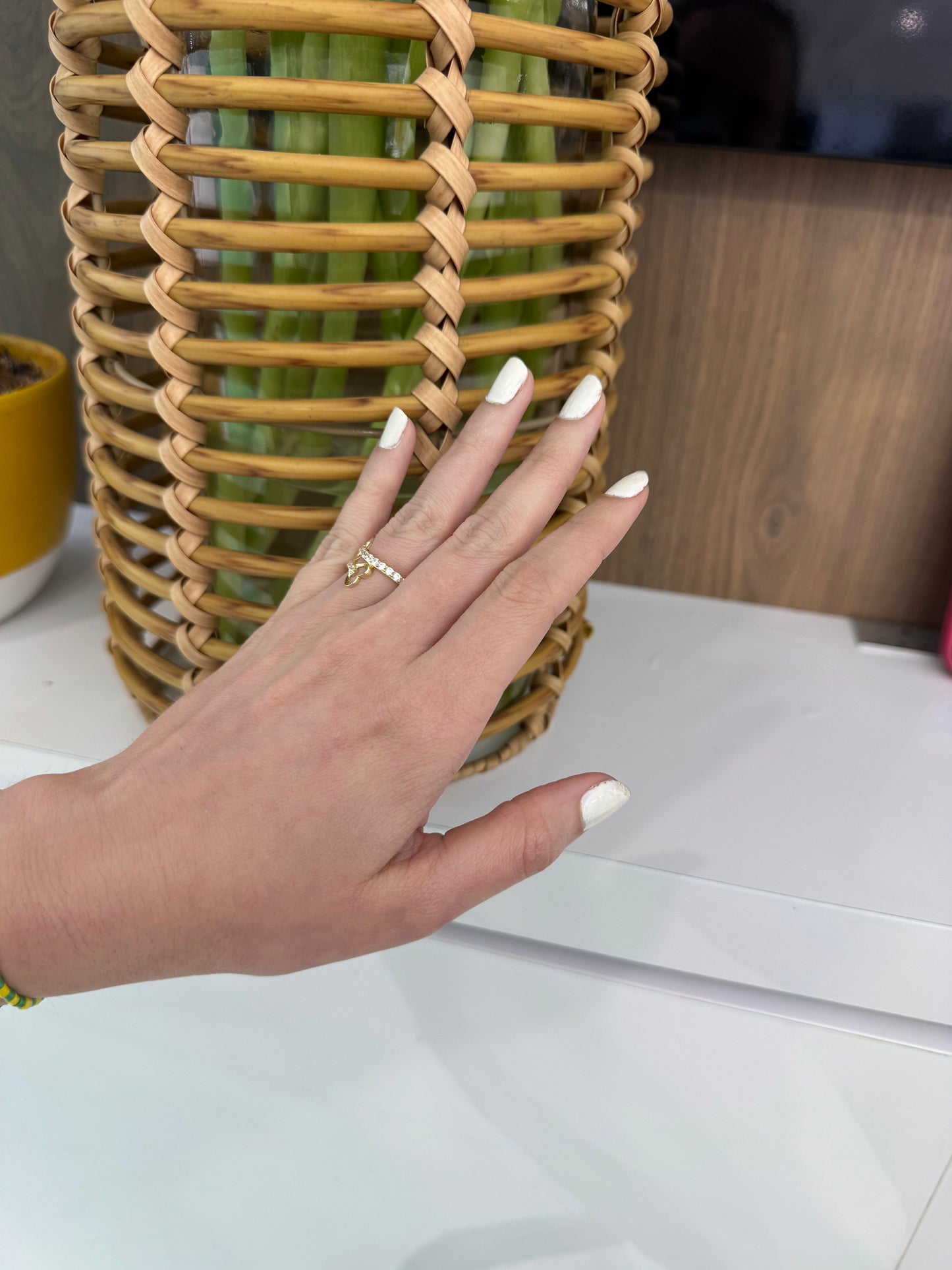 10k Heart Ring