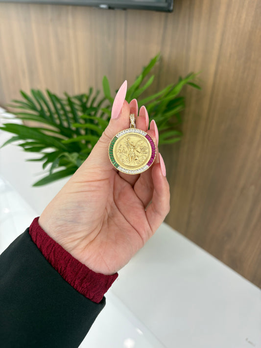 10K Centenario Pendant