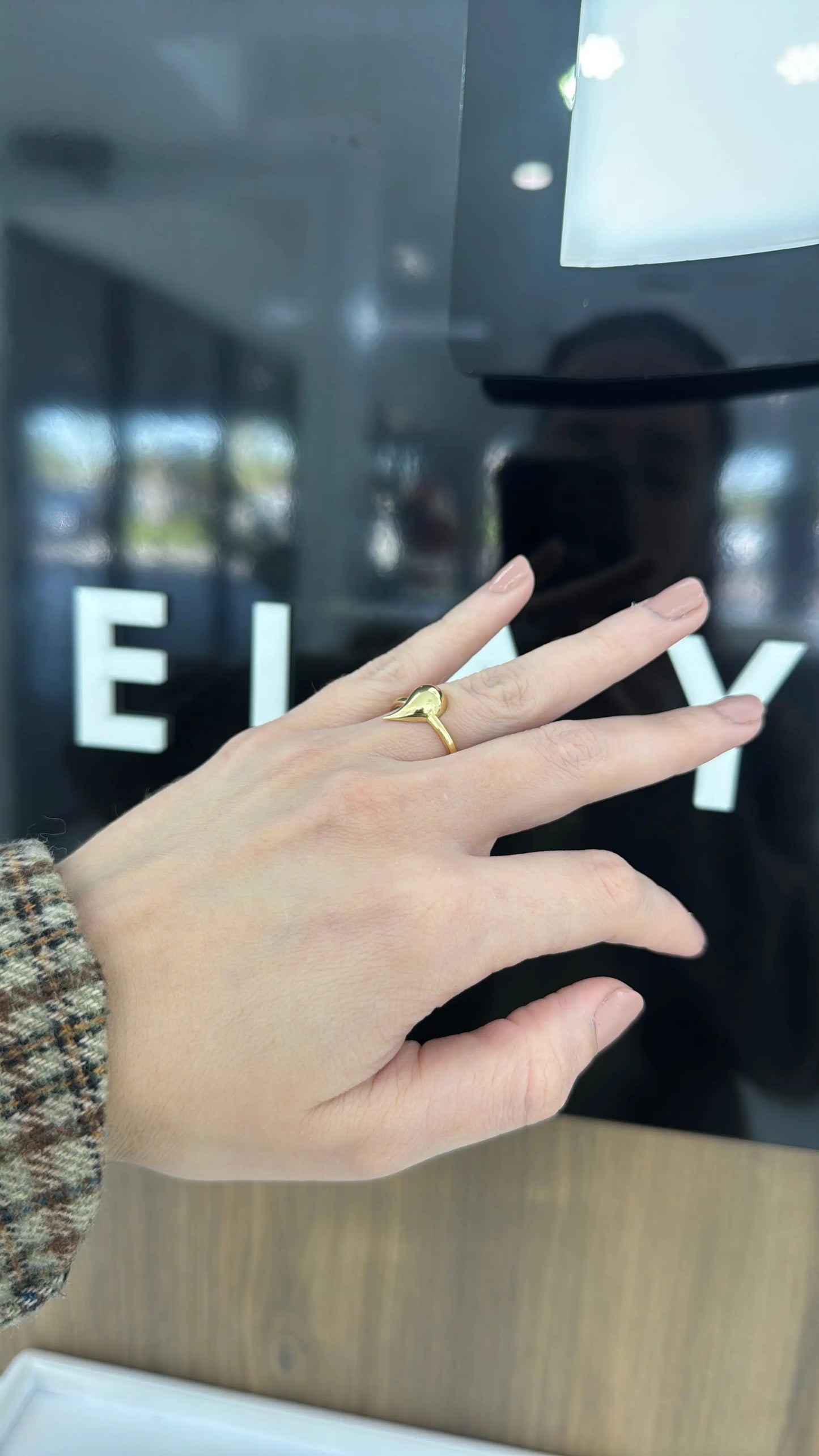 14k Drop ring My Store