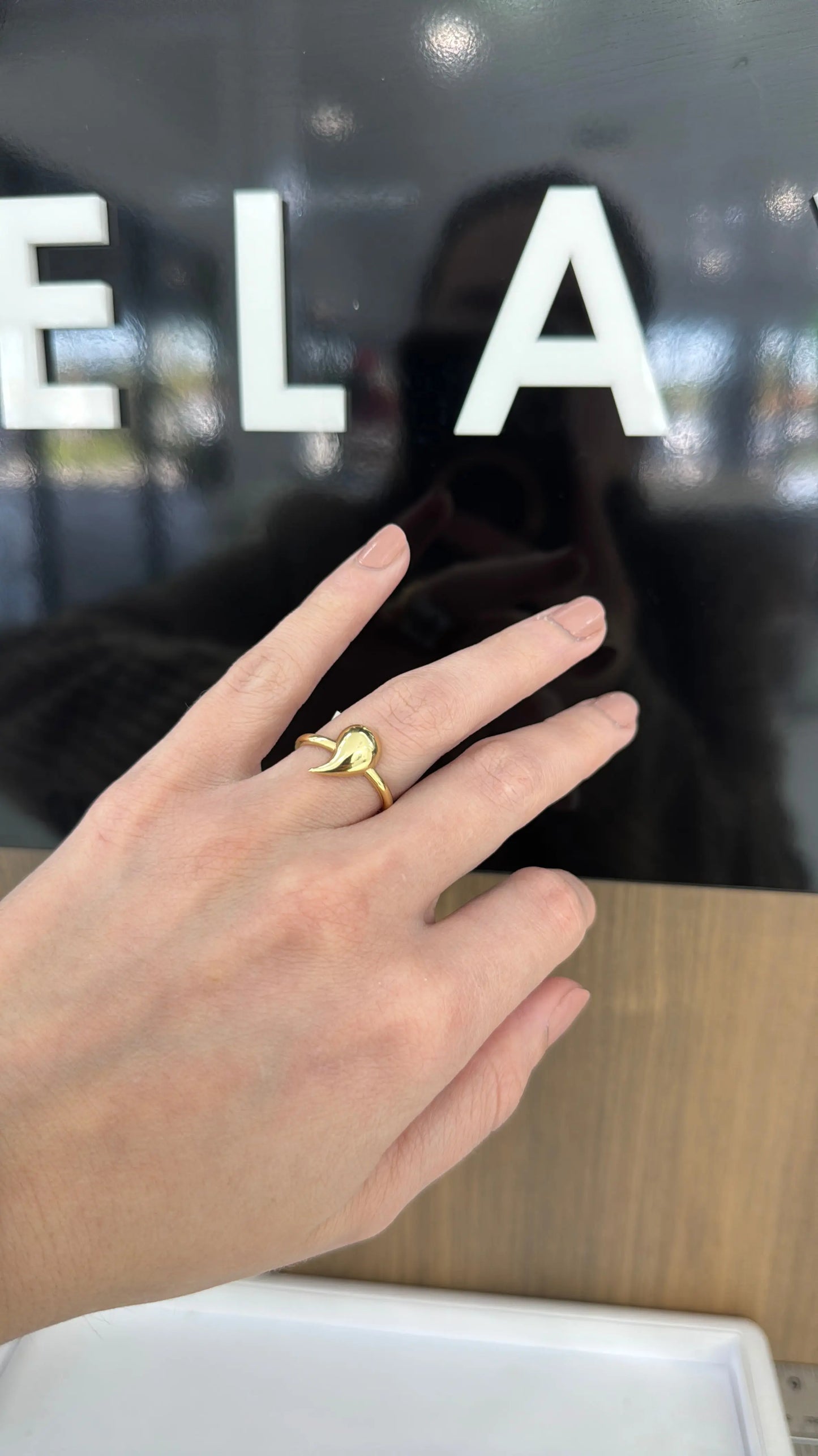 14k Drop ring My Store