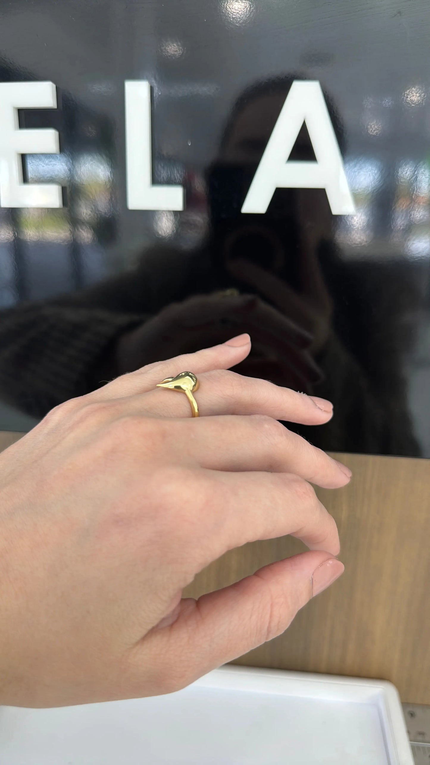 14k Drop ring My Store