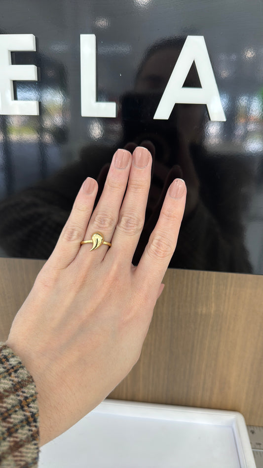 14k Drop ring