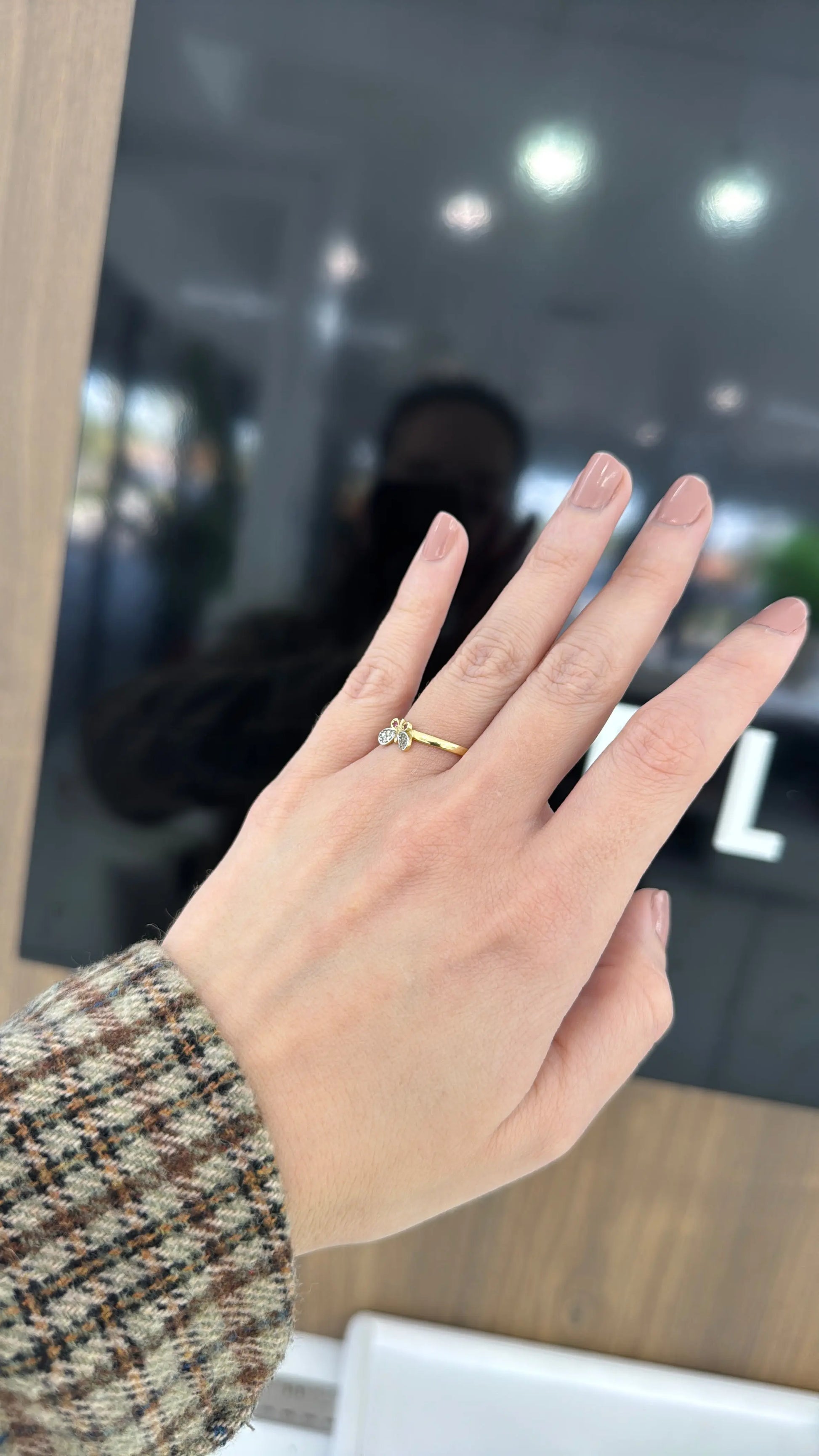 14K Butterfly Ring My Store
