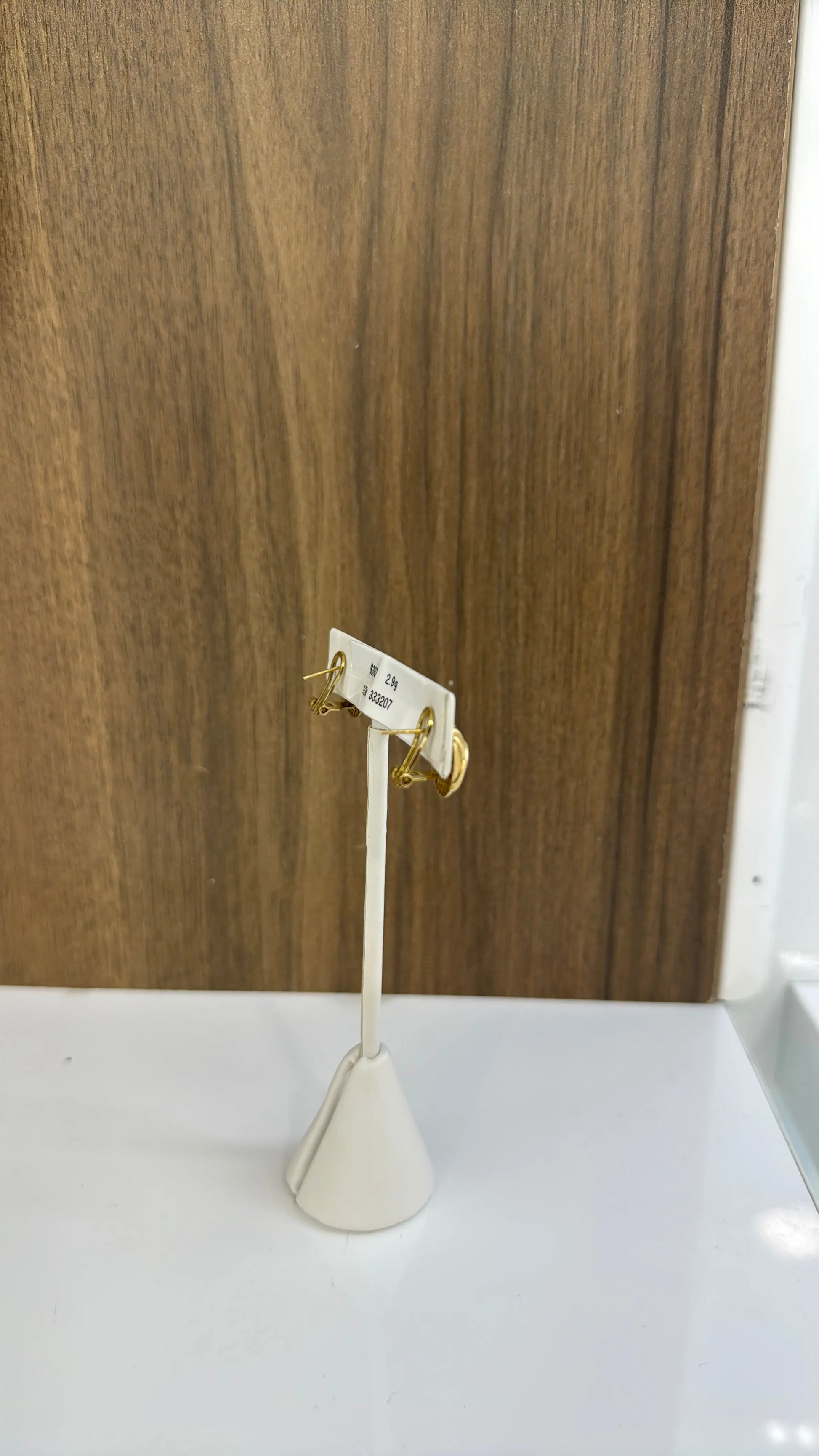 10K Oval Earring My Store