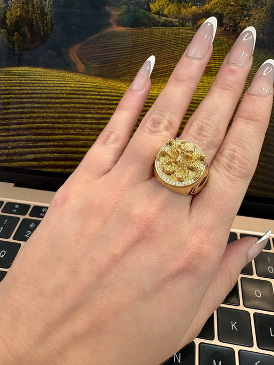 14K Pulpo Ring