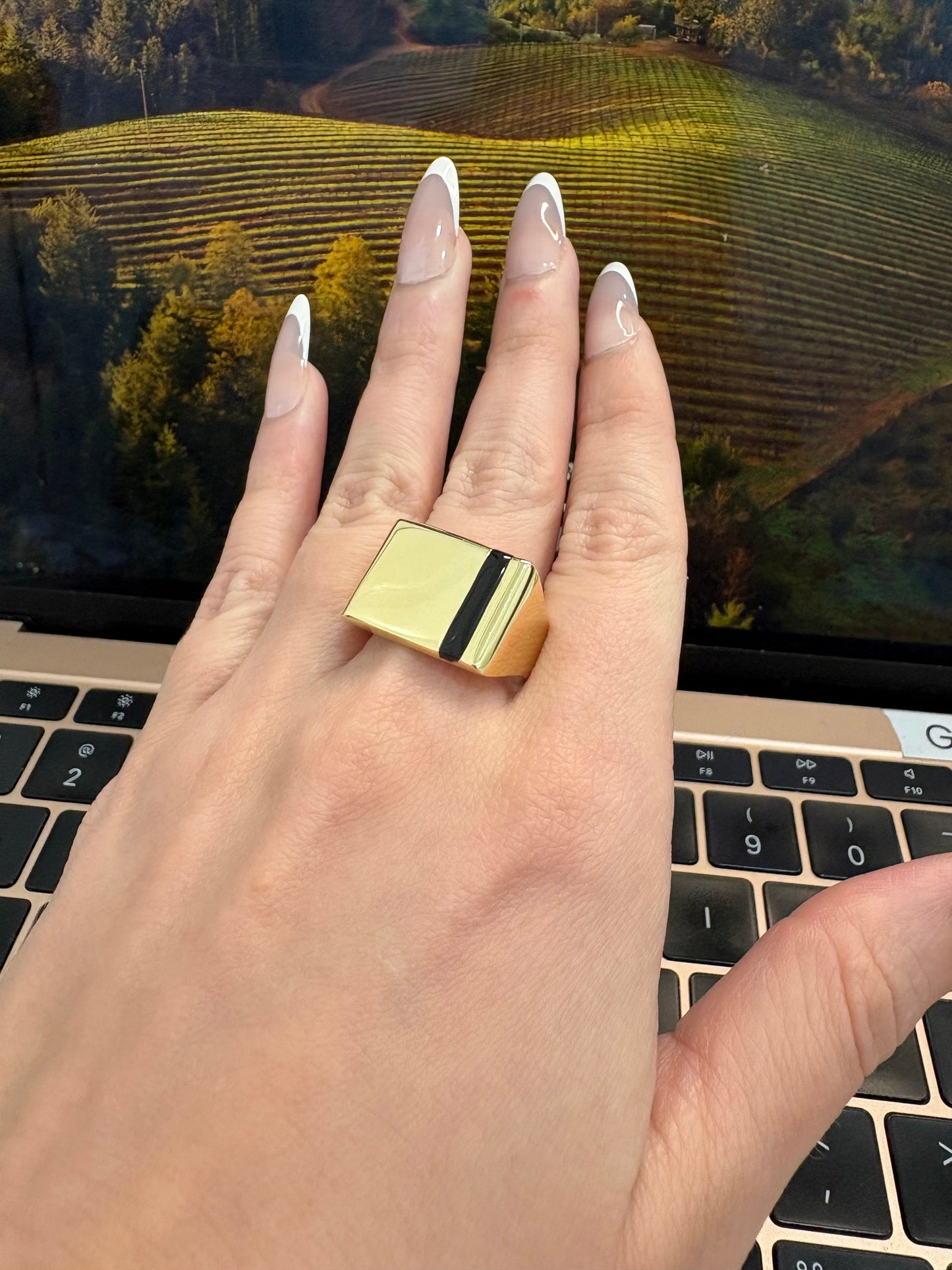 14K Plain Ring
