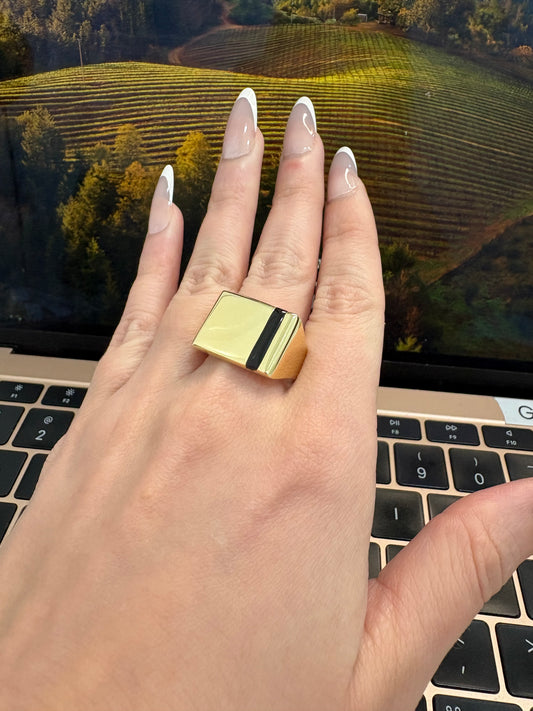 14K Plain Ring