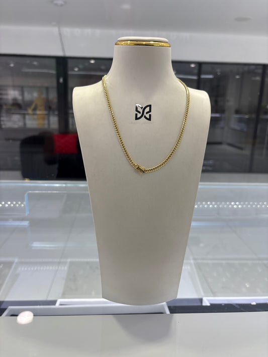 10K 4mm Cuban link Chain