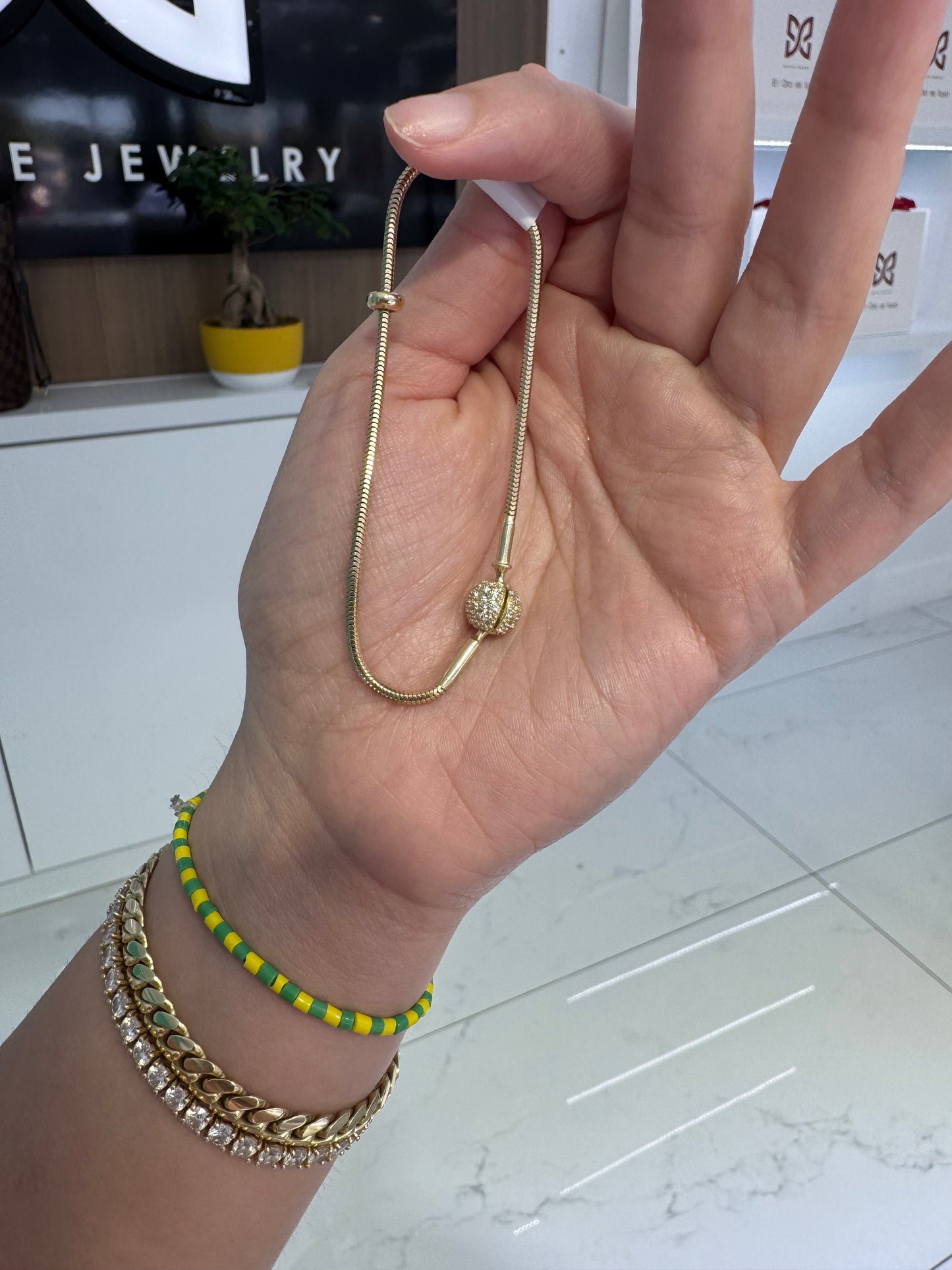 10K Pam Bracelet