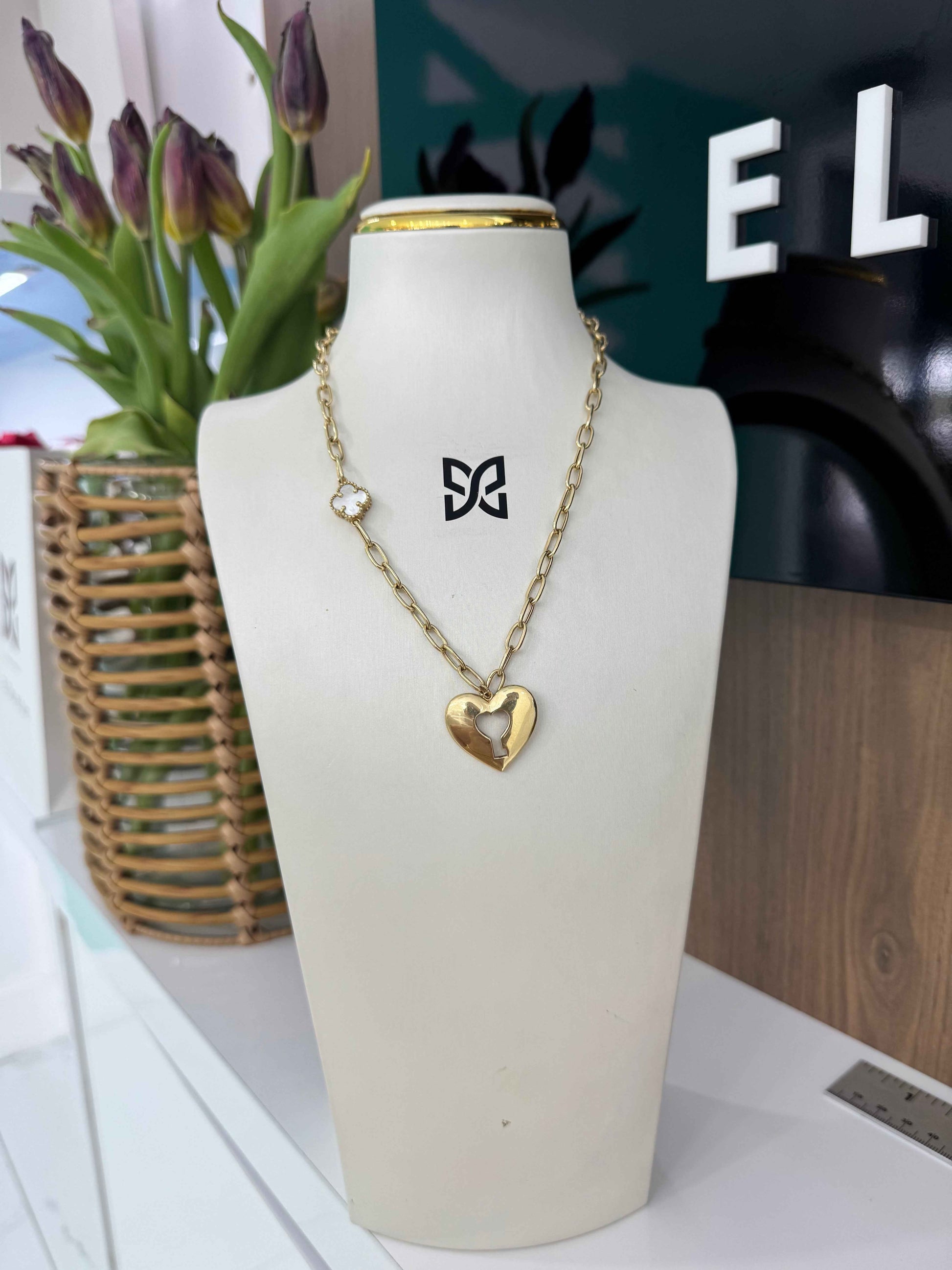 14K Heart Necklace