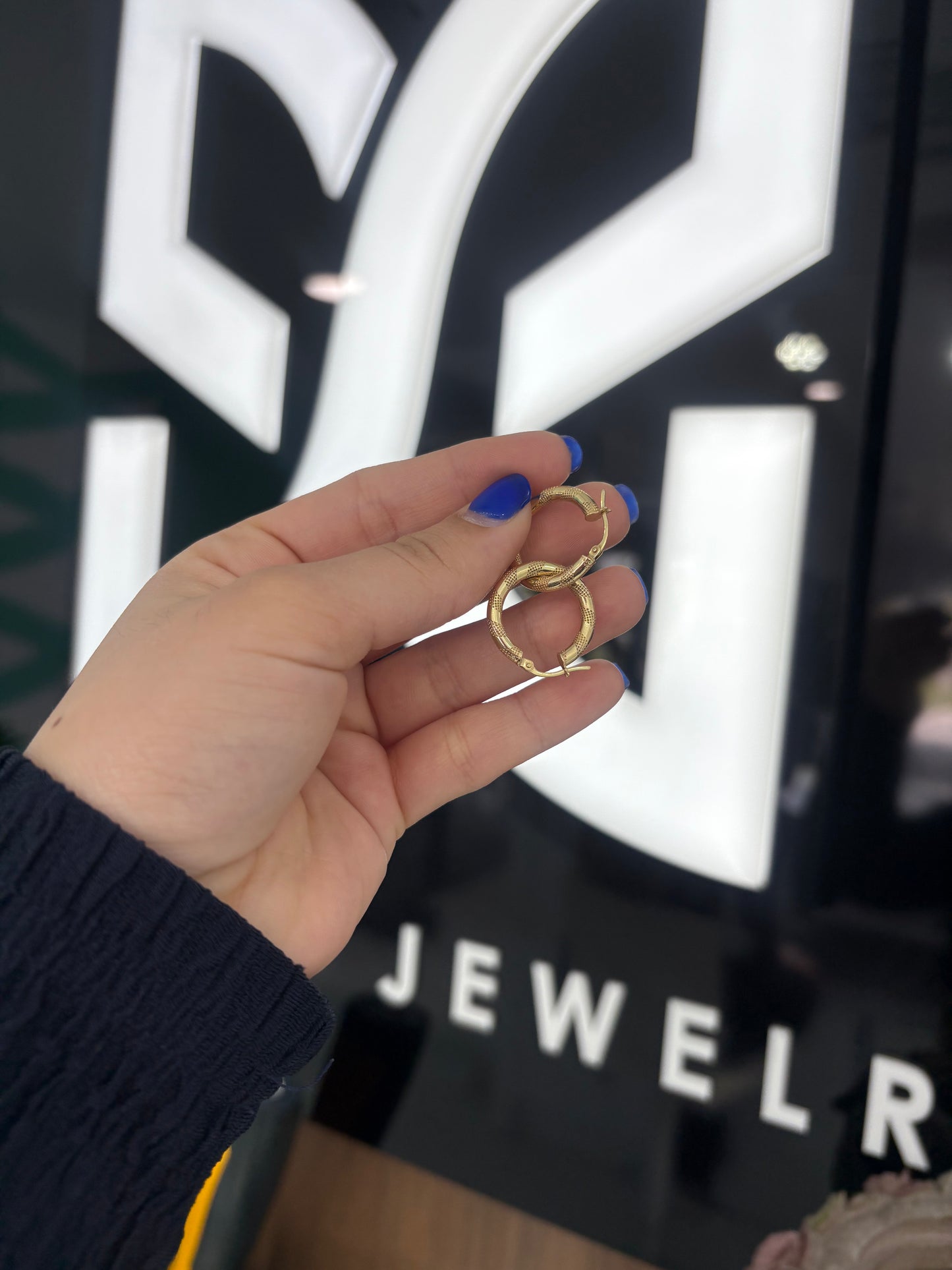 14k aretes