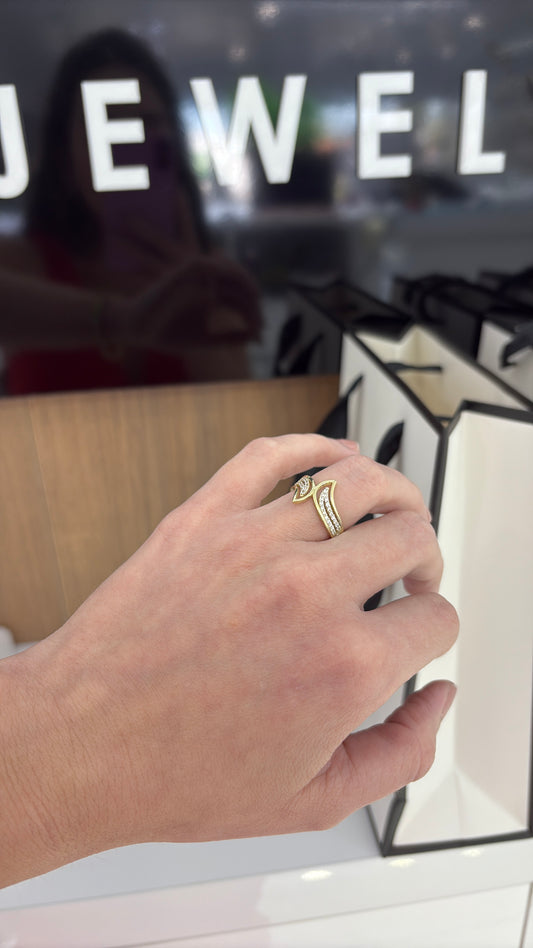 10K Wave Ring