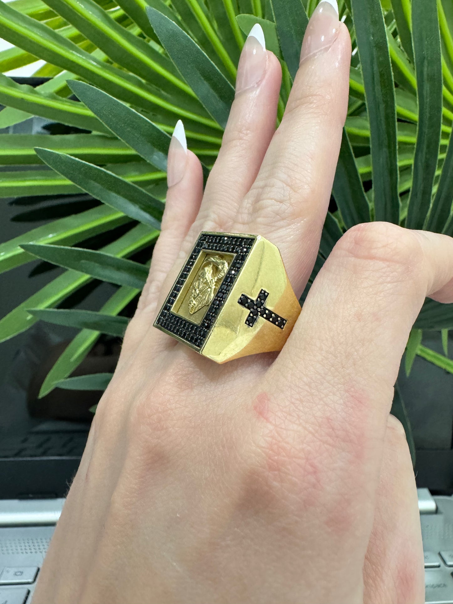 10K Santa Muerte Ring