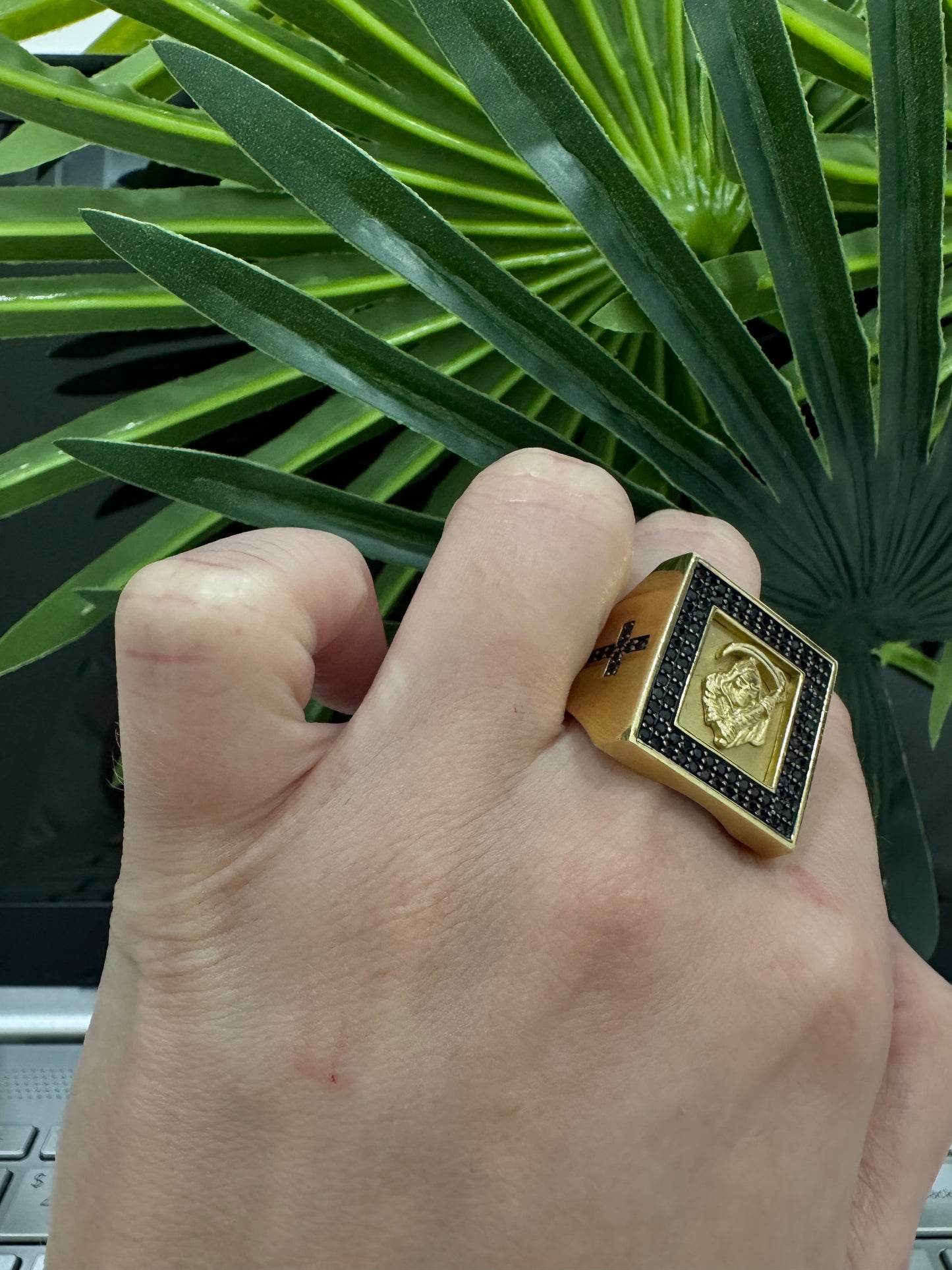 10K Santa Muerte Ring