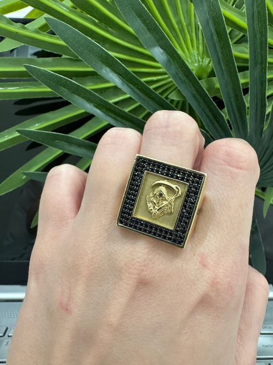 10K Santa Muerte Ring