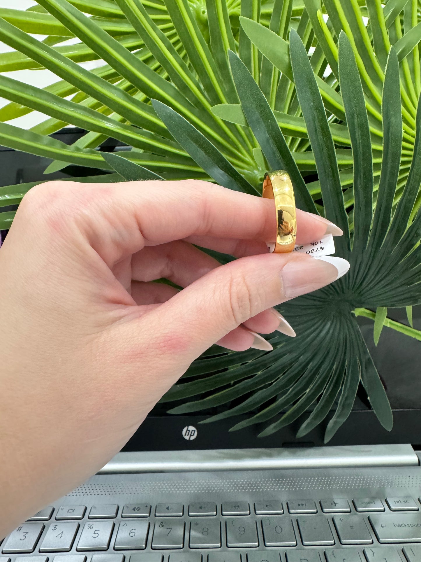 10K Plain Band Ring