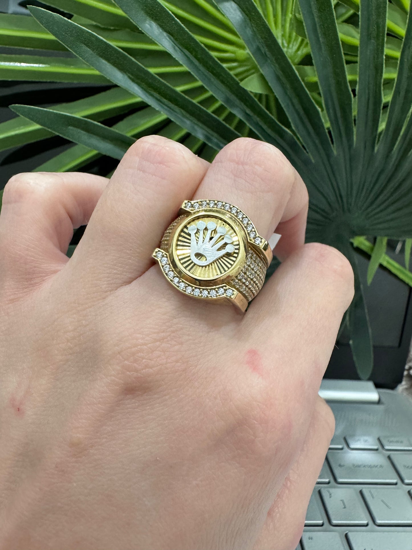 10K Crown Ring