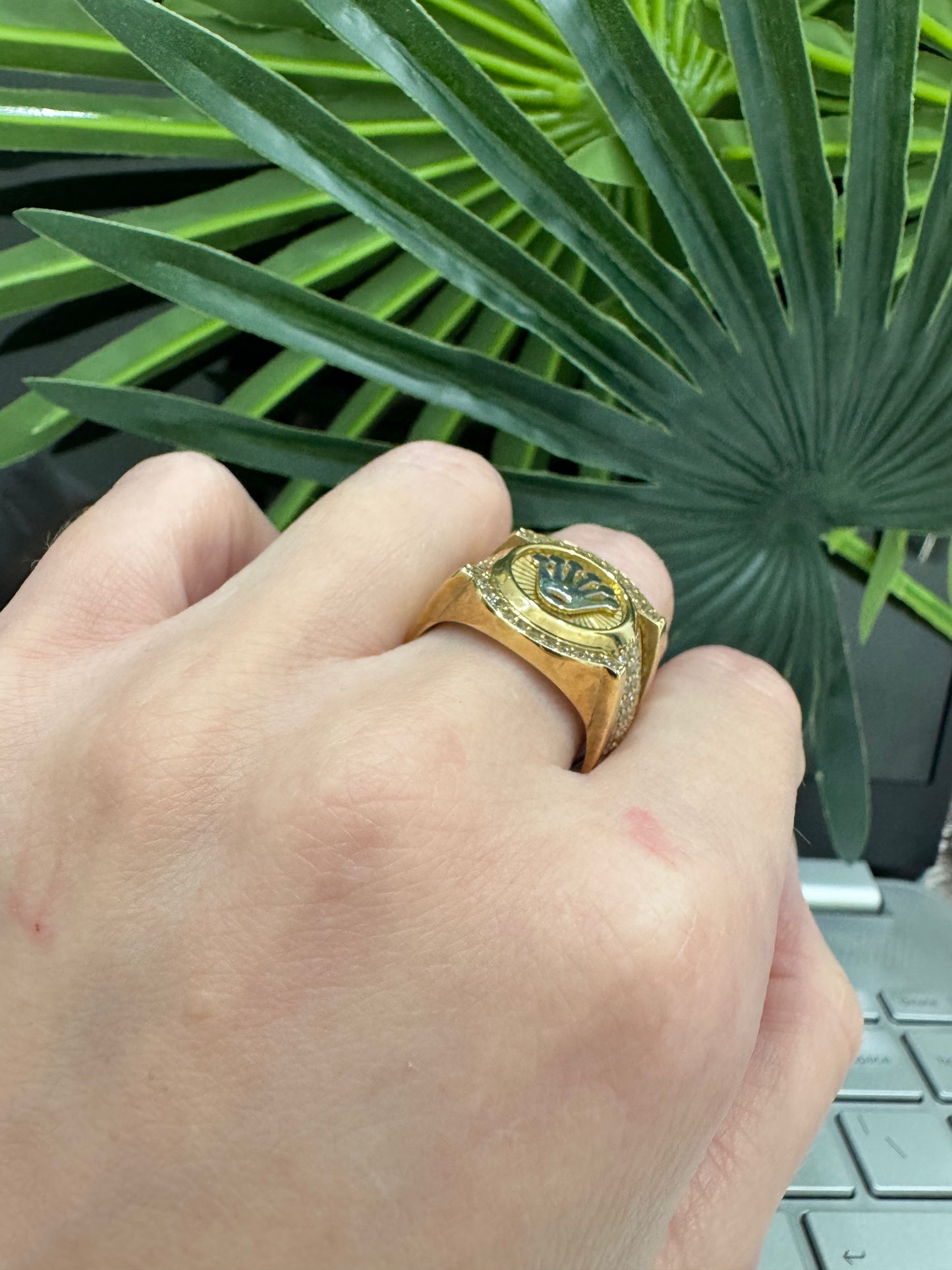 10K Crown Ring