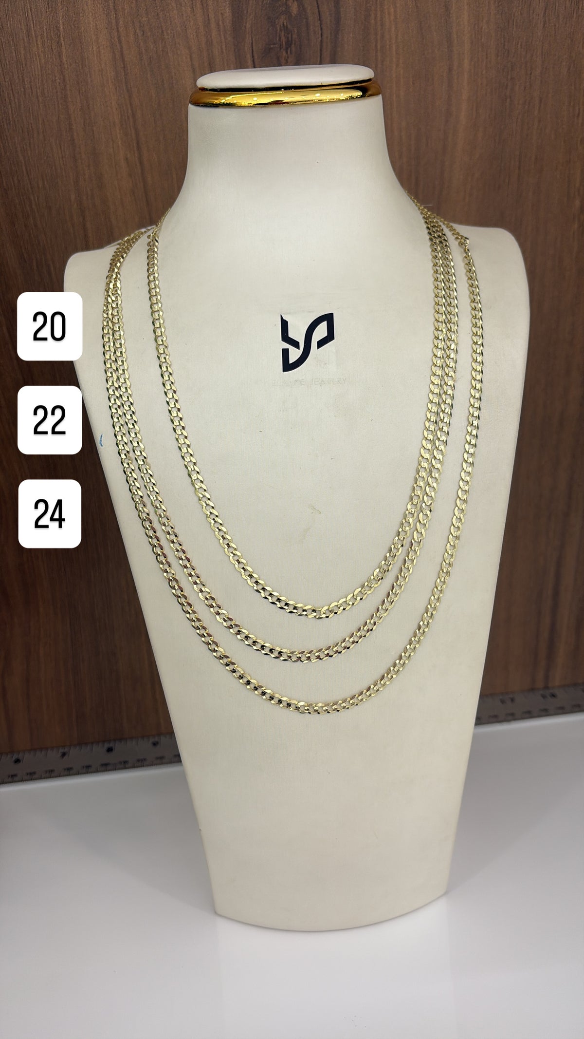 14K Curb link Chain