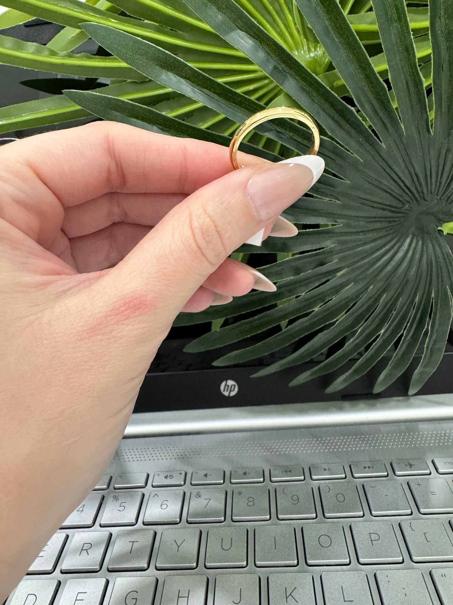 10K Plain Band Ring
