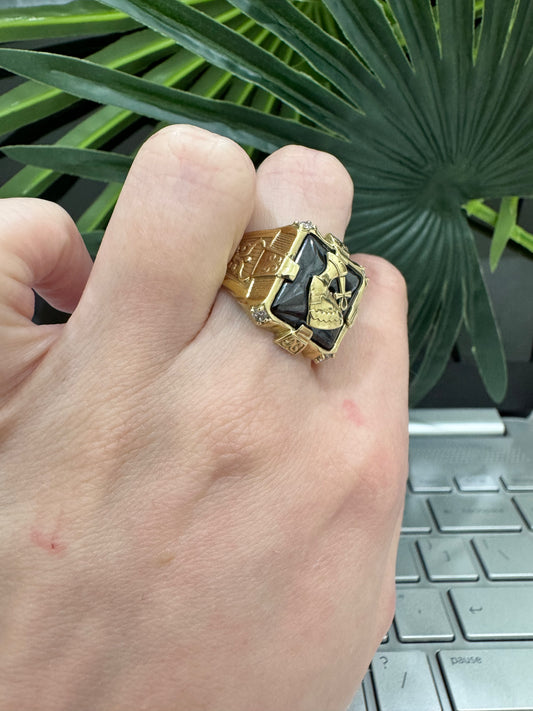 10K Nefertiti Ring