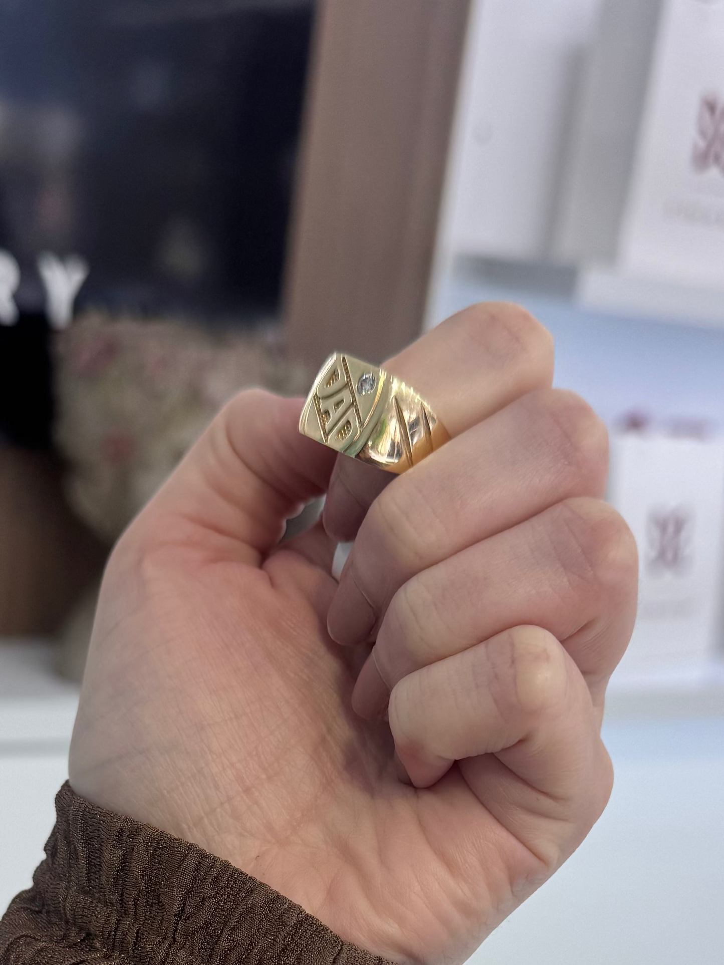 14K Dad Ring