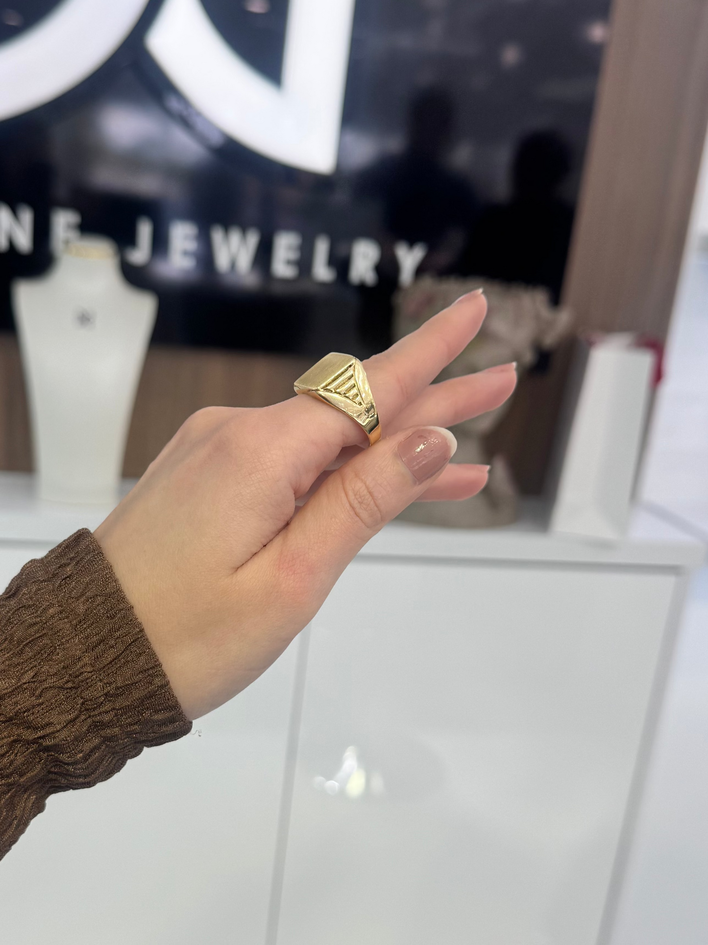 14K Plain Ring
