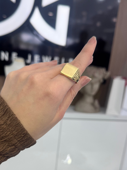 14K Plain Ring