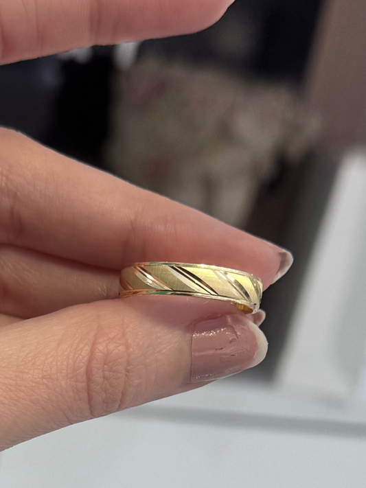 14K Men Band Ring