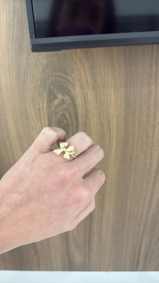 10k Bow Women Ring