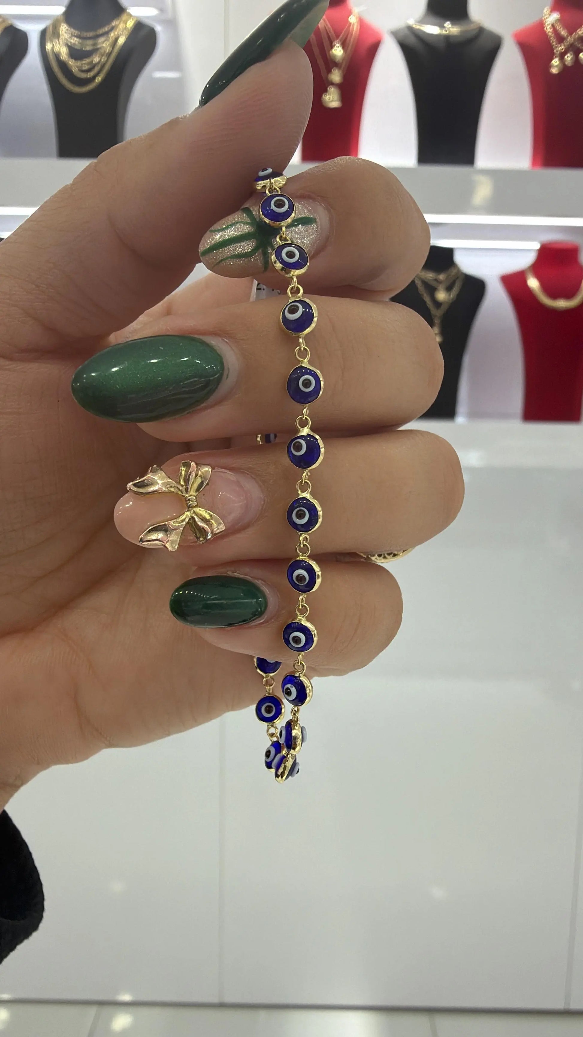14K Evil Eye Bracelet My Store