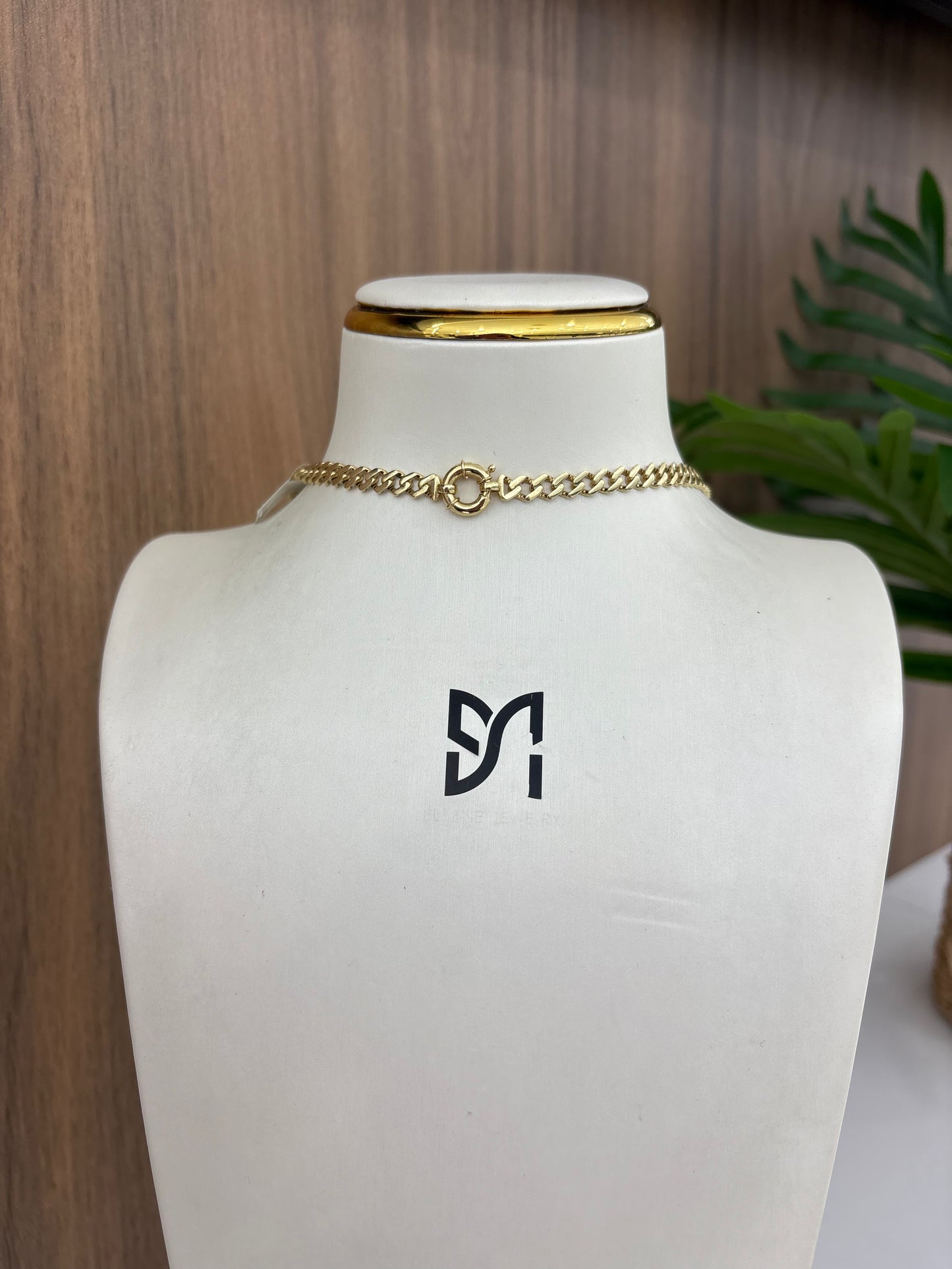 14K Medusa Necklace