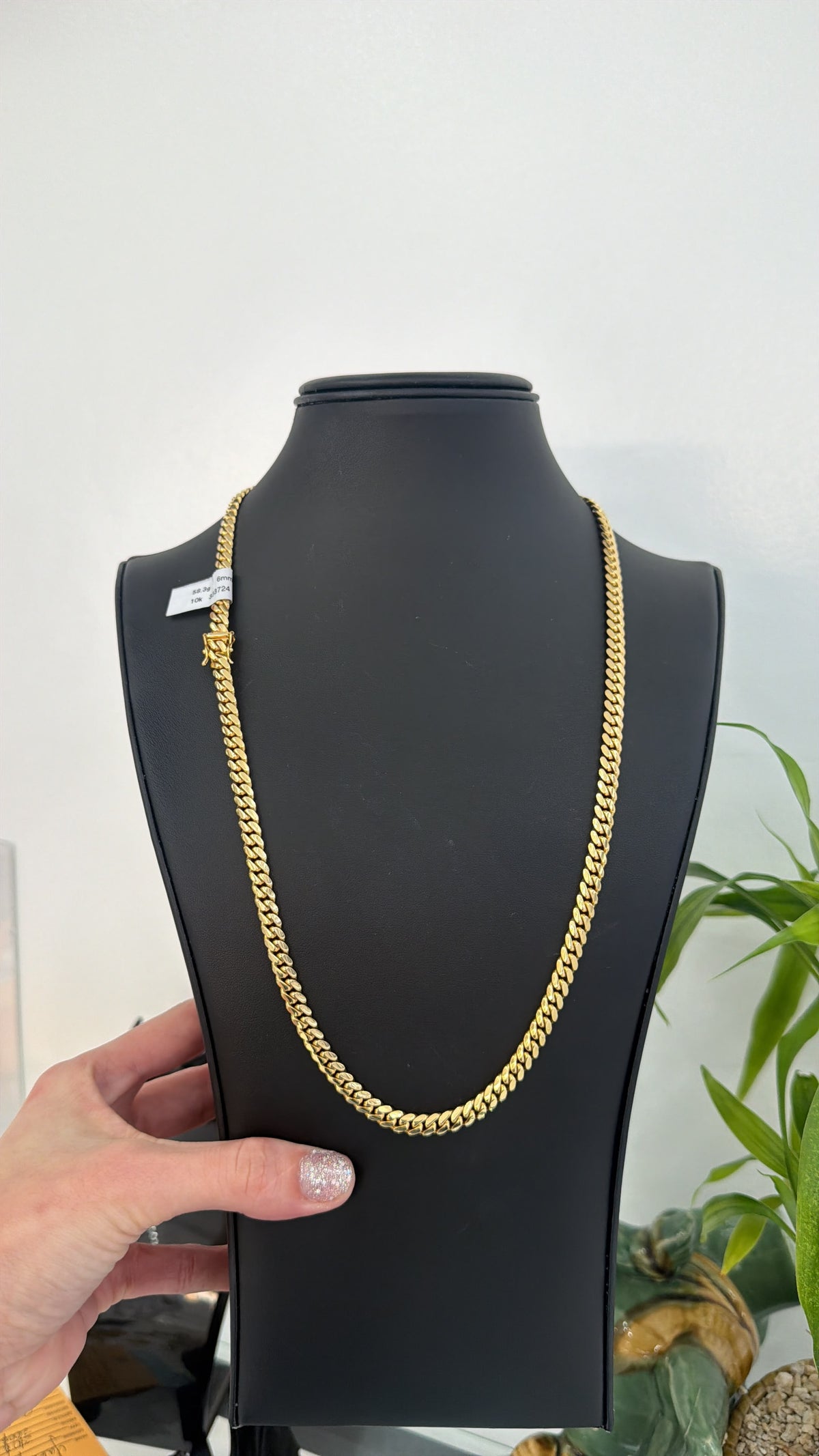 10k set 6mm cuban link chain